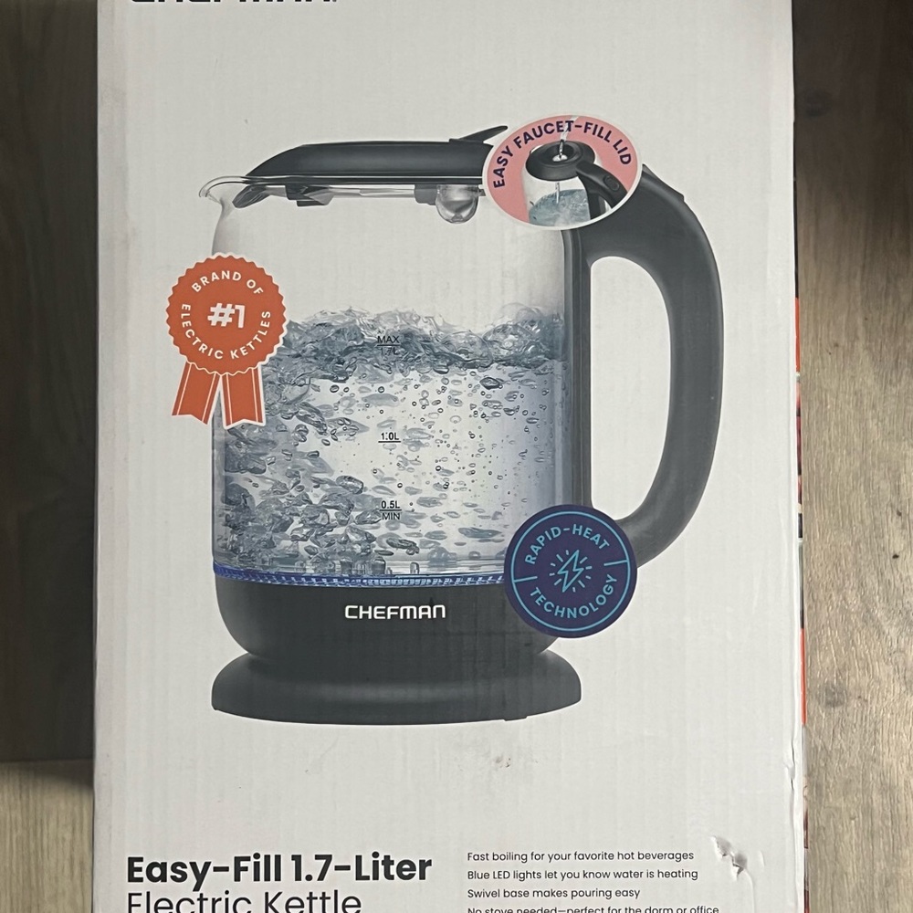 BRAND NEW CHEFMAN ELECTRIC KETTLE
